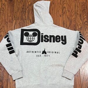 Disney World Authentic Gray Hoodie for Men